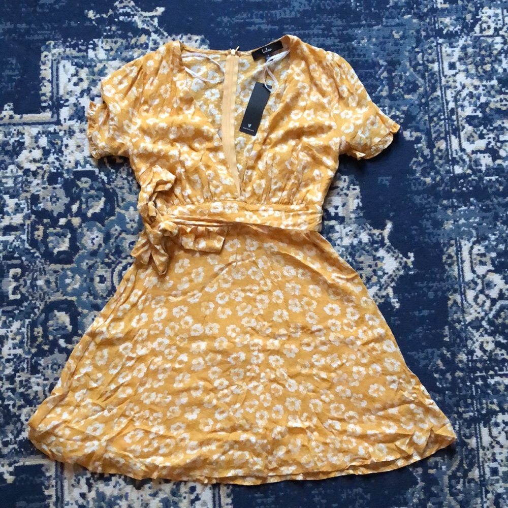 Lulus Yellow Mini Dress